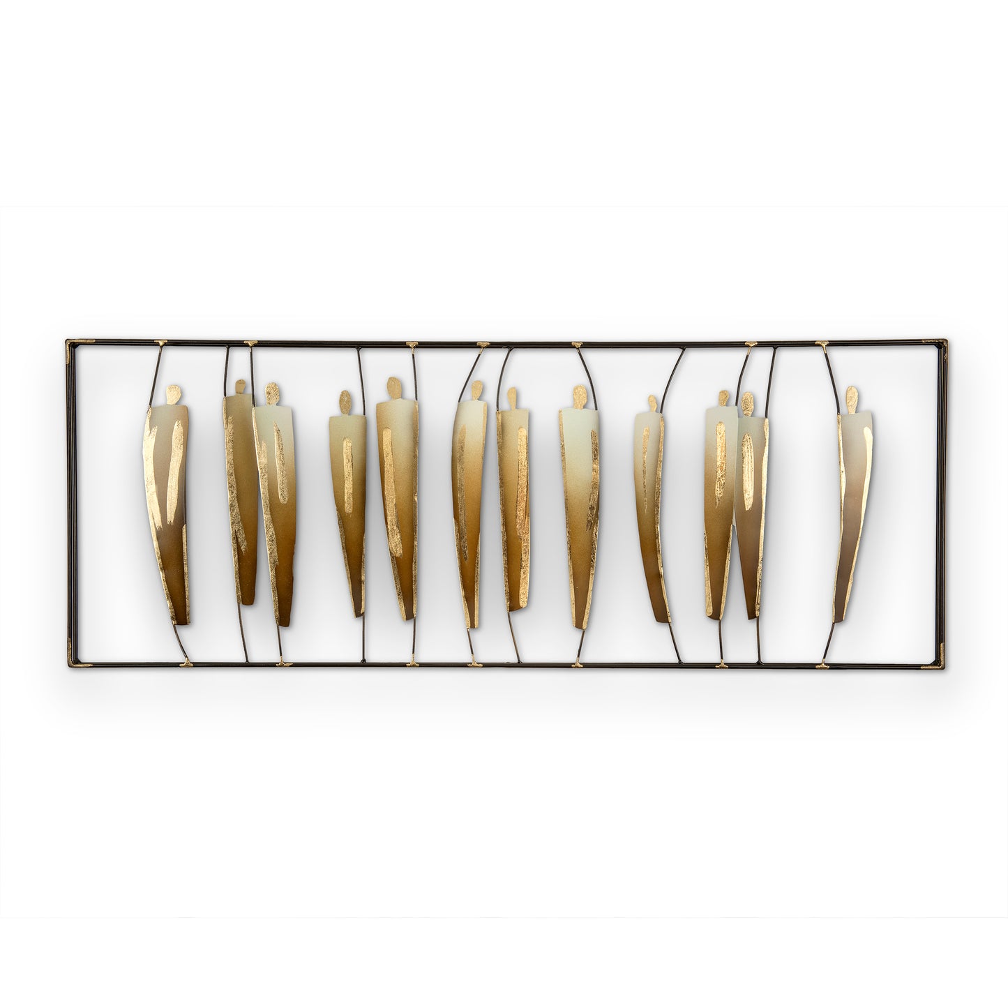 Metallbild - "Umano" - 120x45cm