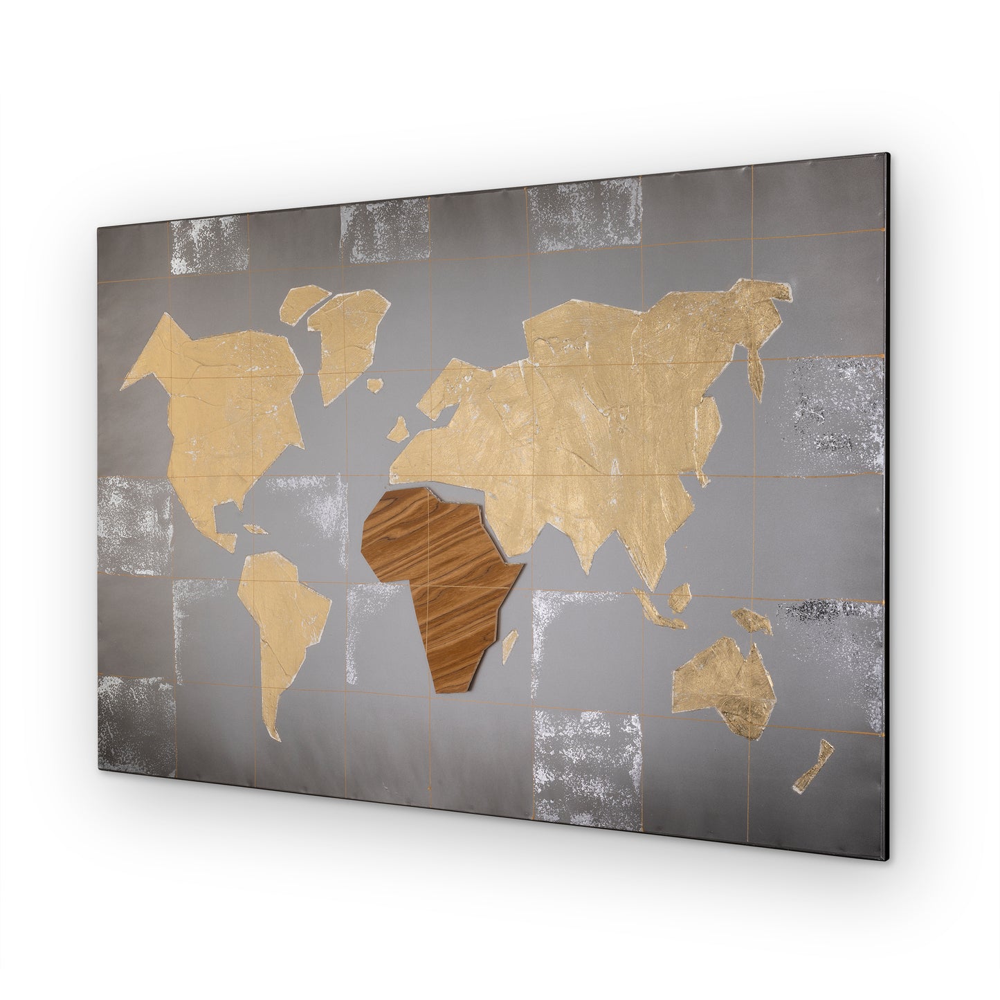 Metallbild - ''Modern World'' - 120x80cm