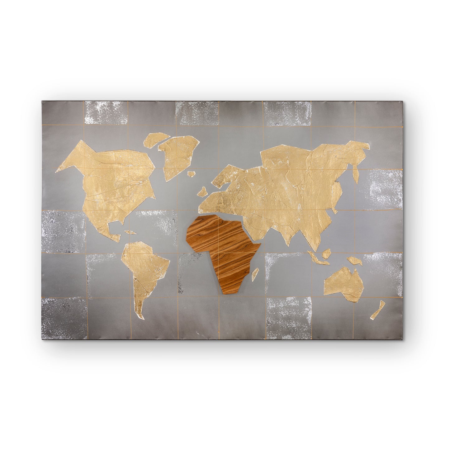 Metallbild - ''Modern World'' - 120x80cm