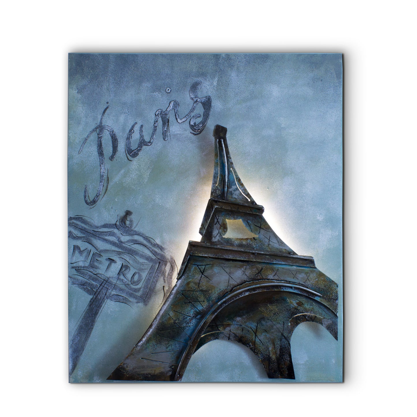 Metallbild - "Paris" - 50x60cm