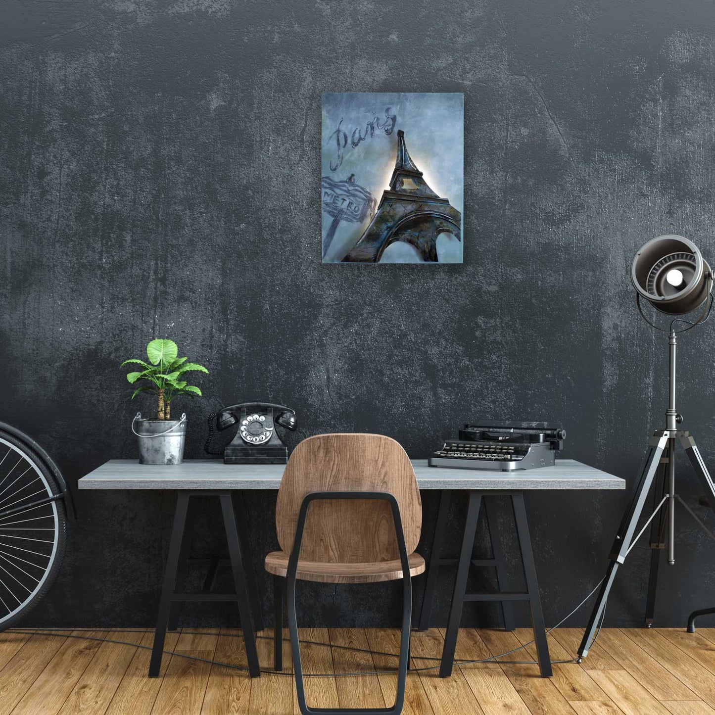 Metallbild - "Paris" - 50x60cm