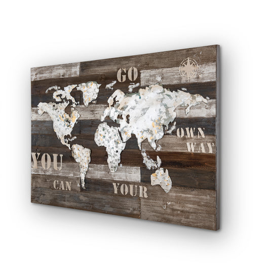 Metallbild - "Western World" - 120x80cm